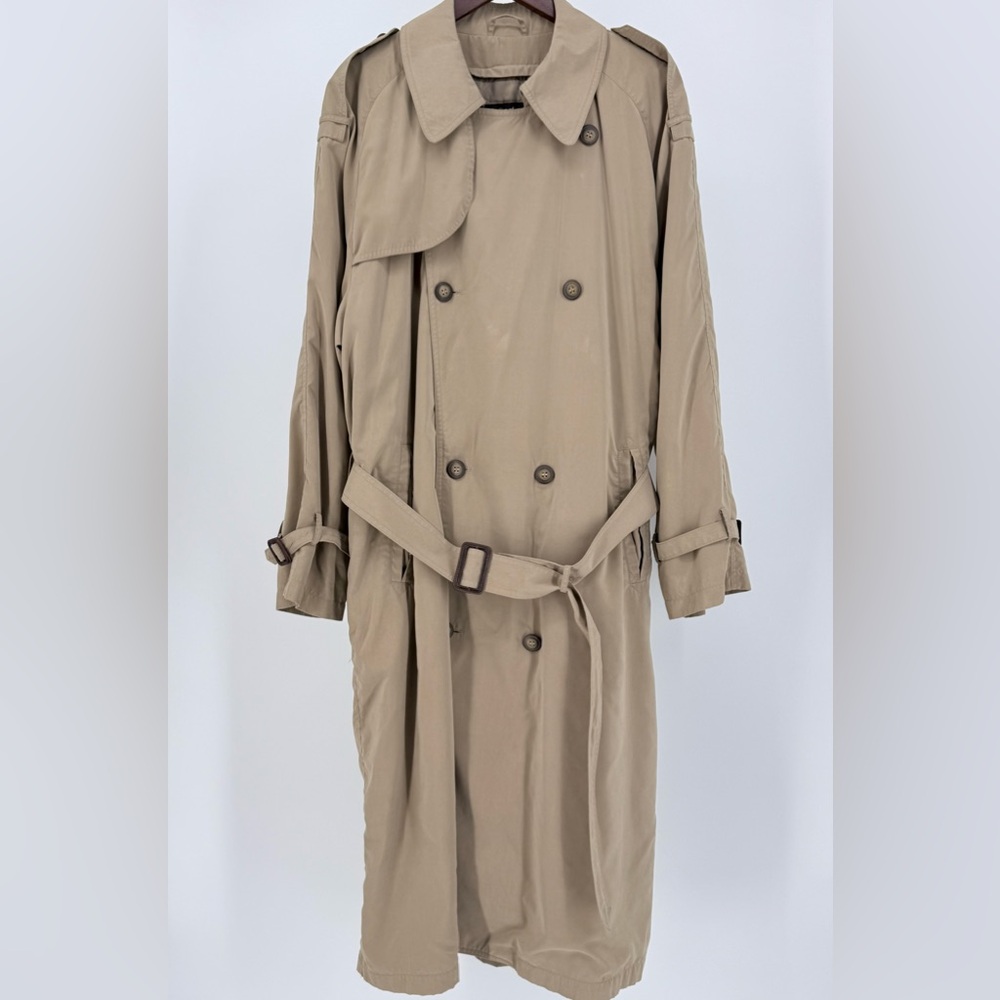 Vintage Yves Saint Laurent Tan Trench Coat EUC